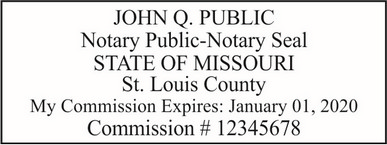 Missouri Notary Seals